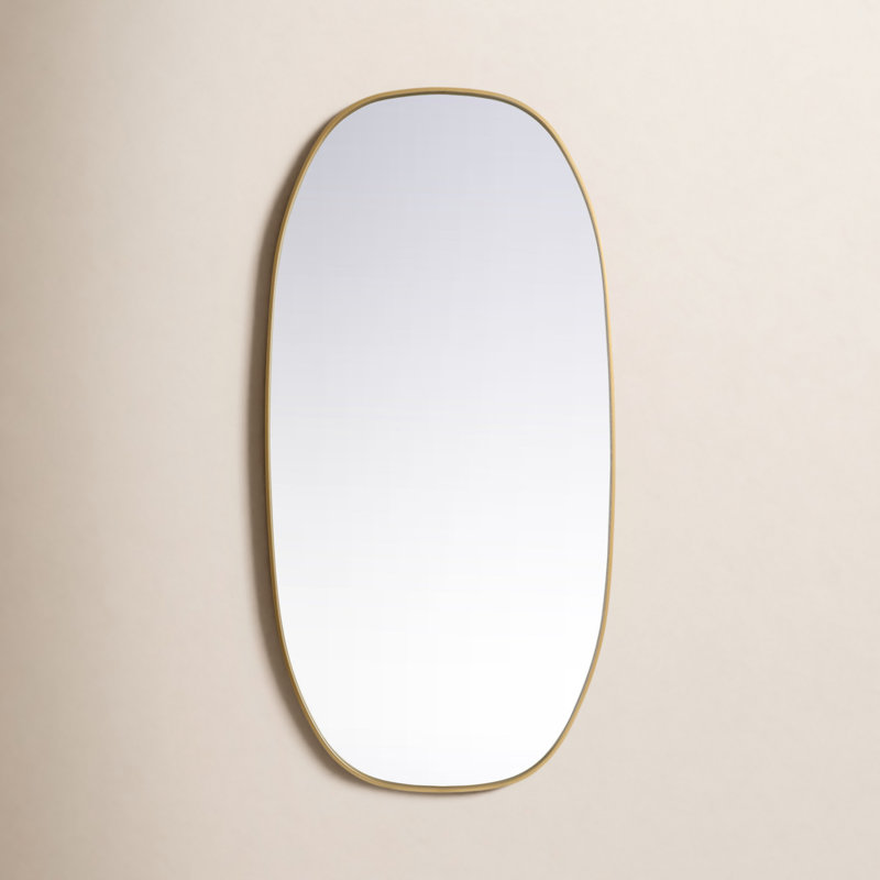 Miroir mural Bertin, Laiton, 48 po x 24 po 