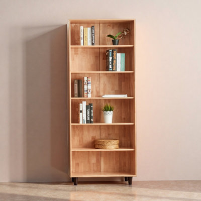 Bibliothèque de rangement de style nordique