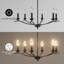 Lustre traditionnel et classique en métal de style bougie 30 lumières Maroneia pour salle à manger-1066661159