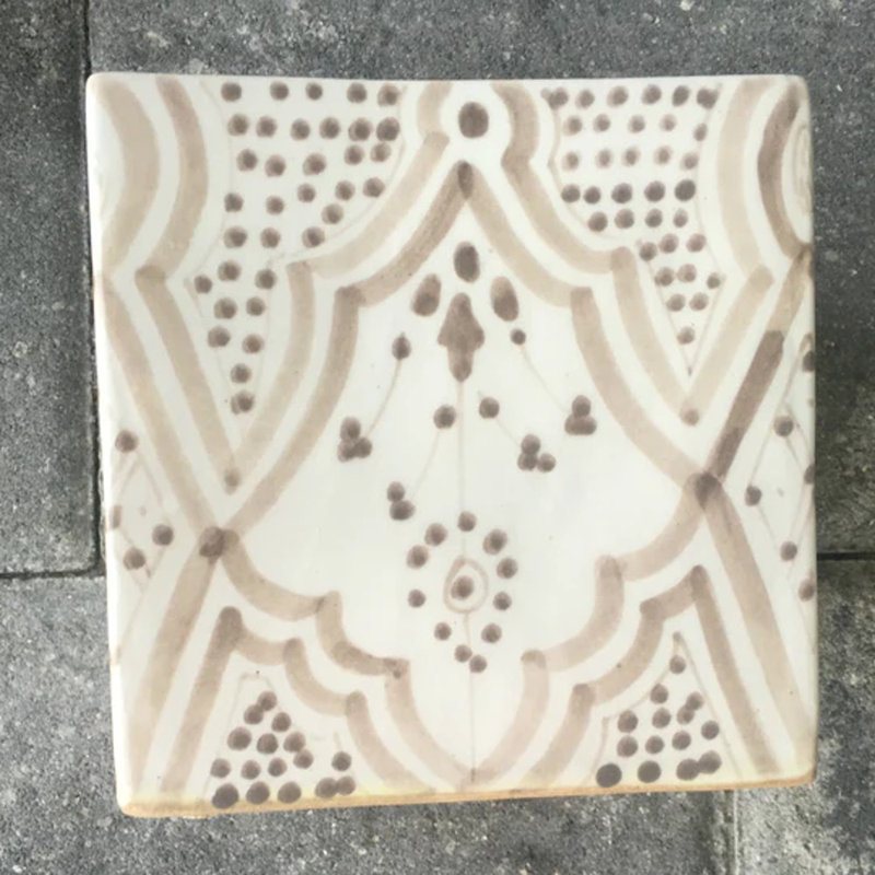 Magyar Handmade Ceramic Planter Box, Gray