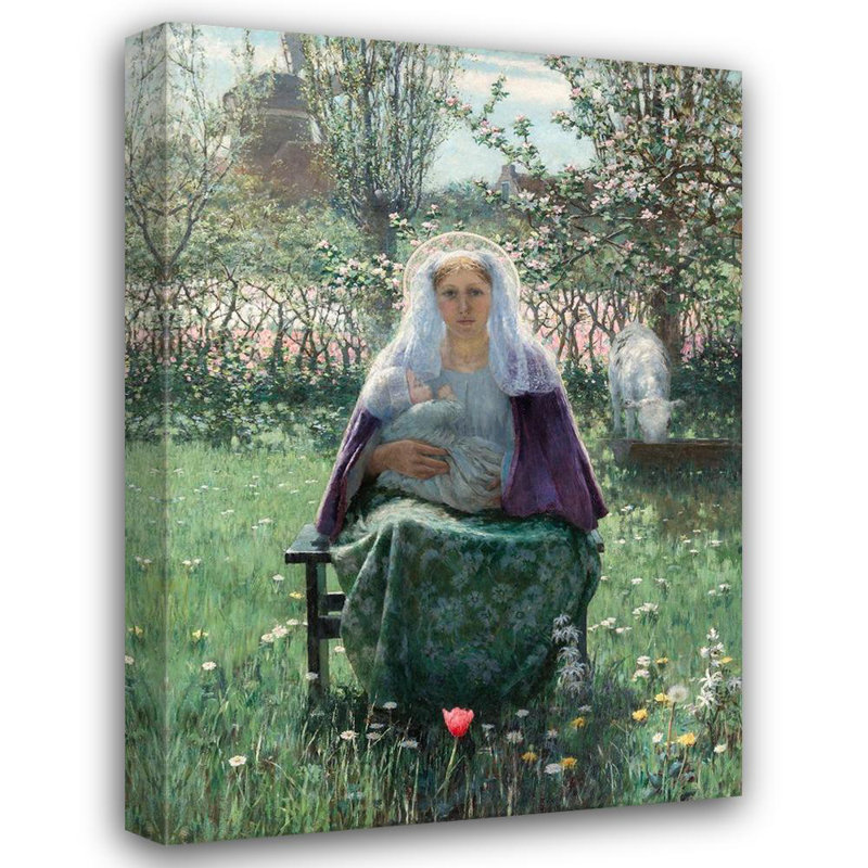Art sur toile tendue World Gallery, "The Blessed Mother", George