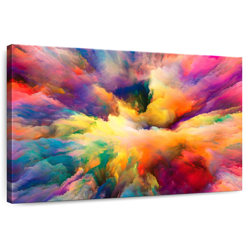 Nuage de couleur abstraite Avery