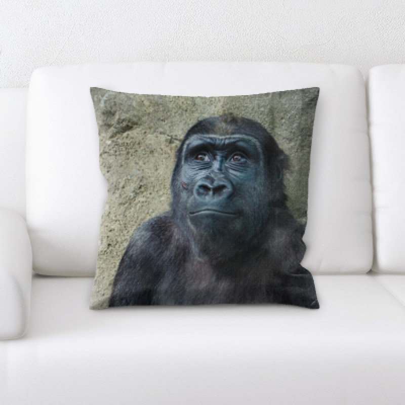 Microsuede Throw Pillow