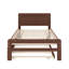Lit plateforme simple en bois avec lit gigogne Modern Design-1411279149