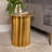 Greenpoint Pleated Metal Side Table-315813735