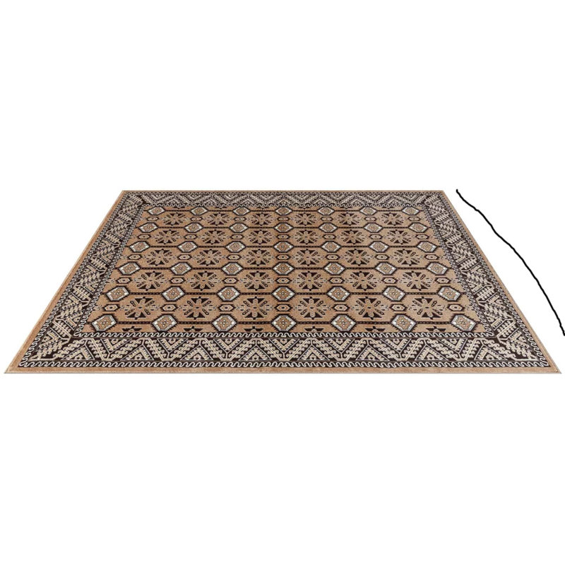 Floral Area Rug, Rectangle 80 x 150 cm