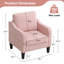 Chaises d'appoint Mid-Century avec coussins amovibles-229056705