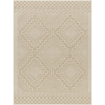 Tapis intérieur / extérieur géométrique Kirsteni