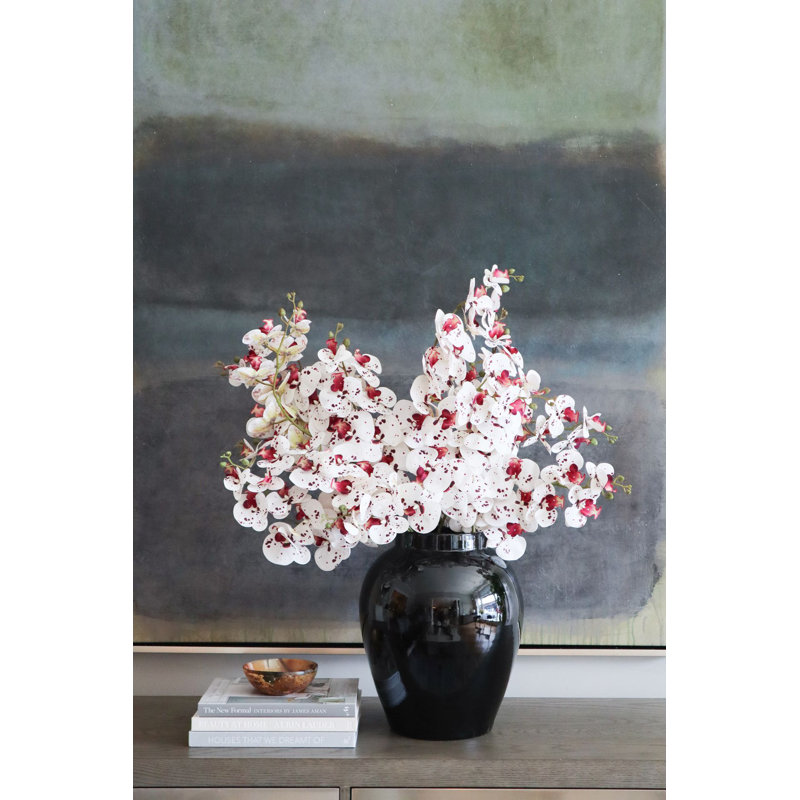 Handmade Ceramic / Porcelain Table Vase, Black