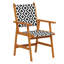 Marcela 4 - Person Acacia Patio Dining Set with Rectangular Table