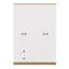 Armoire à 4 portes avec tiroirs intégrés, tablette et tringle