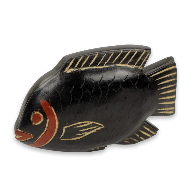 Miroir d’appoint de mer africain fish totem Muldridge