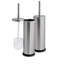 Harbour Housewares Round Toilet Brushes with Holder-1023835124