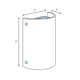 Gravy Dimmable LED Flush Mounted Sconce