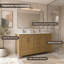 42" Pre-assembly Single Sink Bathroom Vanity with Soft-Close Drawers & Doors, Engineered Stone Top-131175992