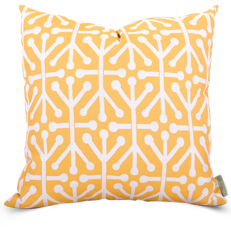 Housse et insert de coussin d'extérieur Aruba, 24 po x 24 po, Gris, Carré