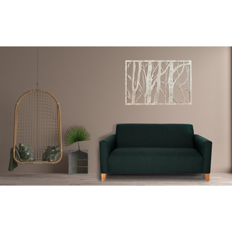 Kailum 69" Square Arm Sofa, Archetype Admiral Performance Basketweave