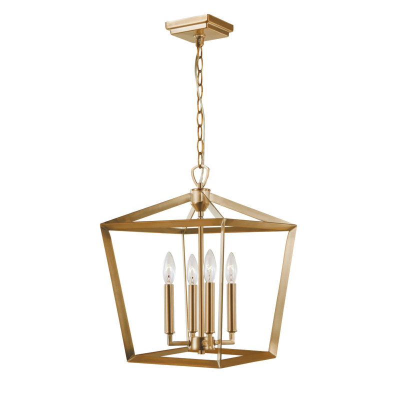 Luminaire suspendu pour vestibule York, Brushed Brass
