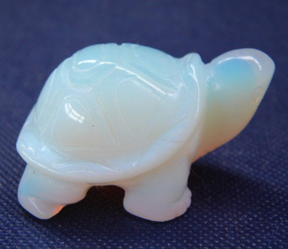 Figurine tortue Alli, Lune blanche