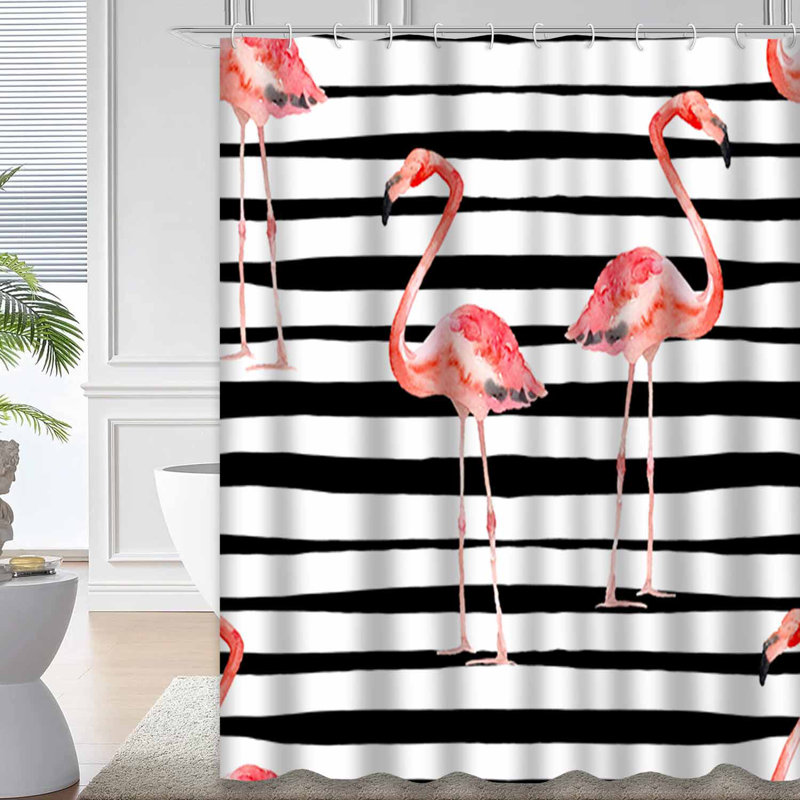 Monstera Lines Nature Palm Paradise Plant Stripe Summer Tree Tropic Tropical avec 12 crochets, L 72 po x l 72 po