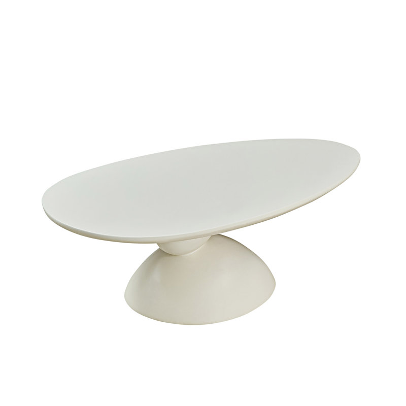 Table basse Minimalist, Blanc lait