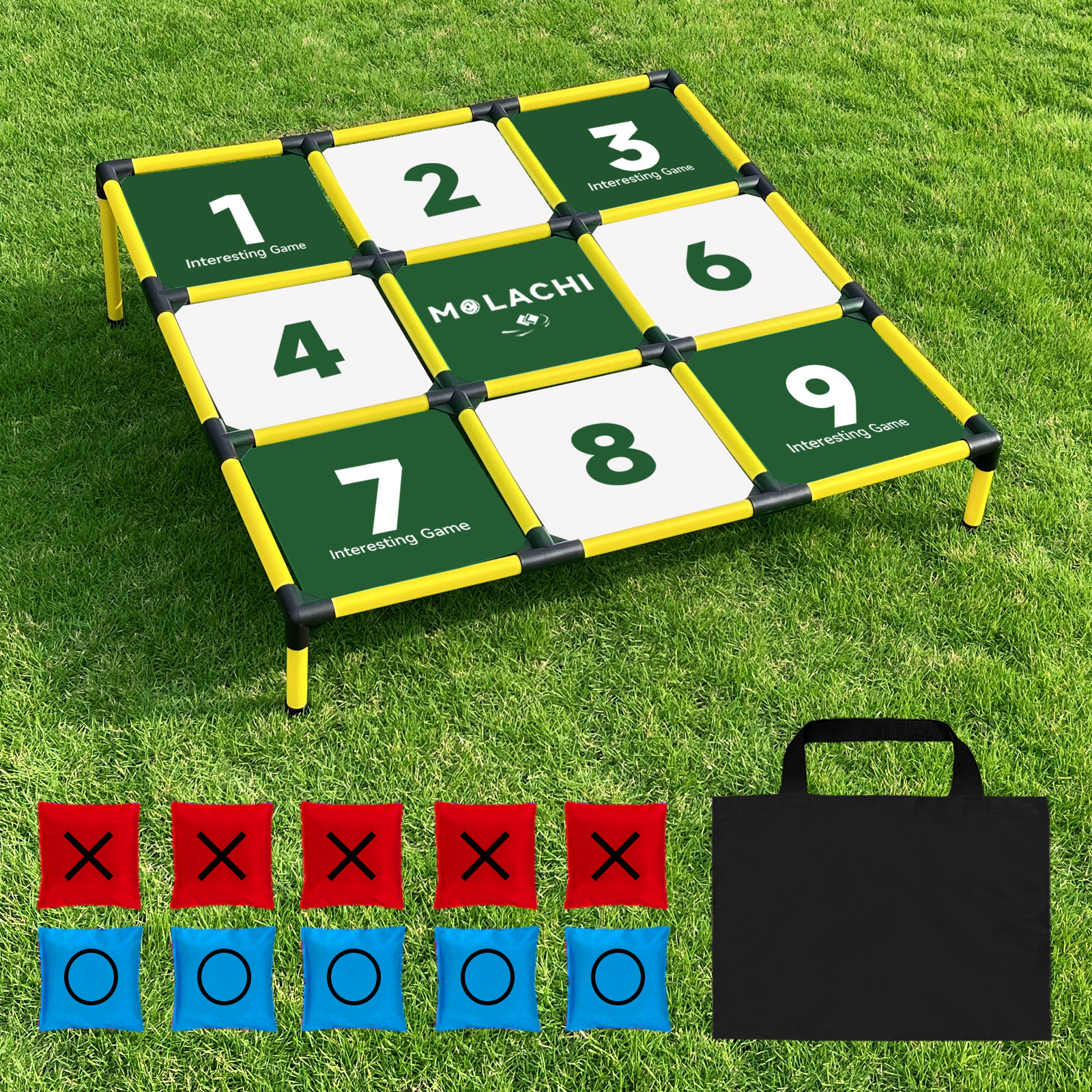 Kulamoon Outdoor Bean Bag Toss Game, Lawn Yard Game For Adults & Kids ...