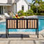 58 " W Kitchen Island with Stainless Steel Top