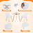 Brockman Kids 3 Piece Play Or Activity Table and Chair Set