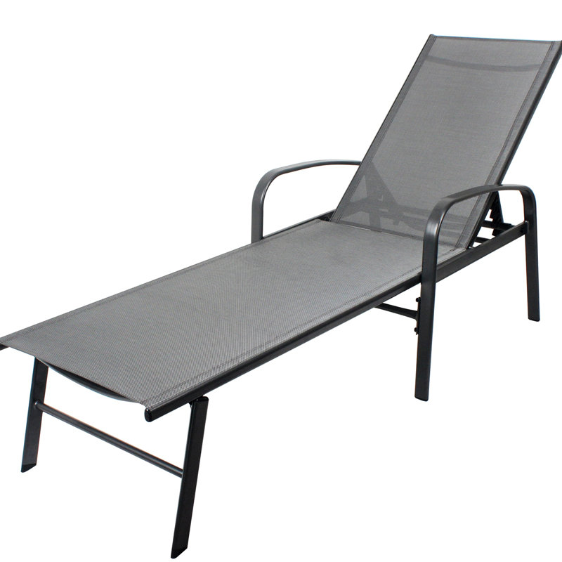 Jayde Outdoor Metal Chaise Lounge