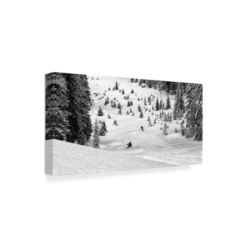Bechard «Free riders», reproduction de photo sur toile tendue, H 10 po x l 19 po x P 2 po