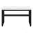 Alani White Height Adjustable Computer Desk with Black Metal Leg, 29.3" H X 47.08" W X 23.6" D-1850502742