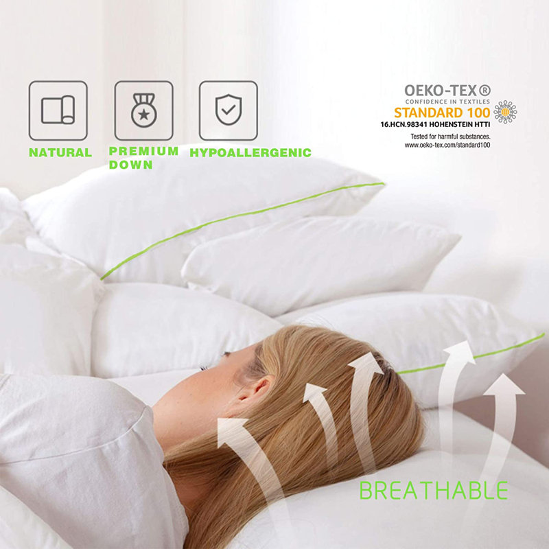 Down Blend Medium Pillow, King