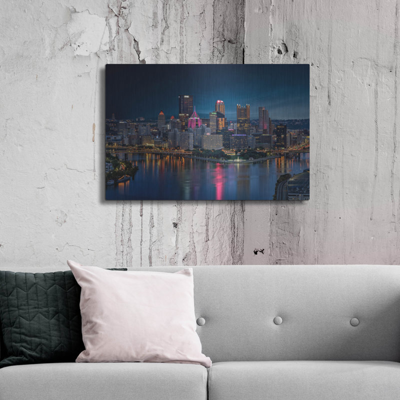 «Pittsburgh Twilight» par Rick Berk, H 24 po x l 36 po