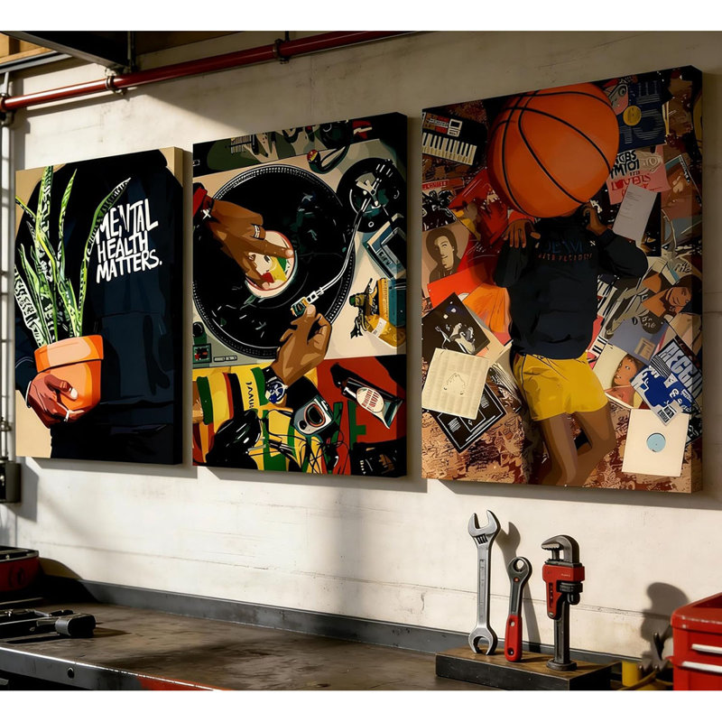 3 Piece Wrapped Canvas Print