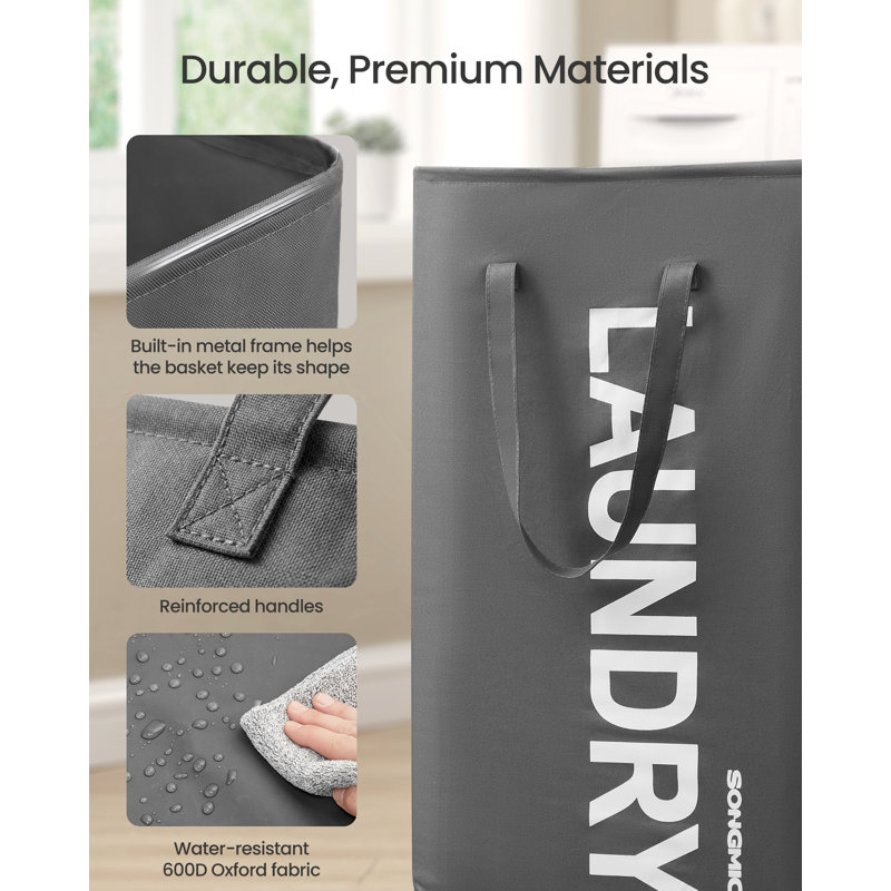 Fabric Laundry Sorter, Grey