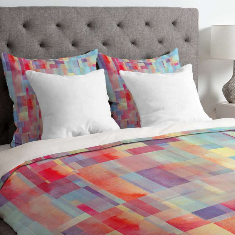 Jacqueline Maldonado Modern & Contemporary Polyester Abstract Duvet Cover, Twin