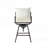 Versatile Outdoor Bar Stool with Cushions and Durable Metal Construction