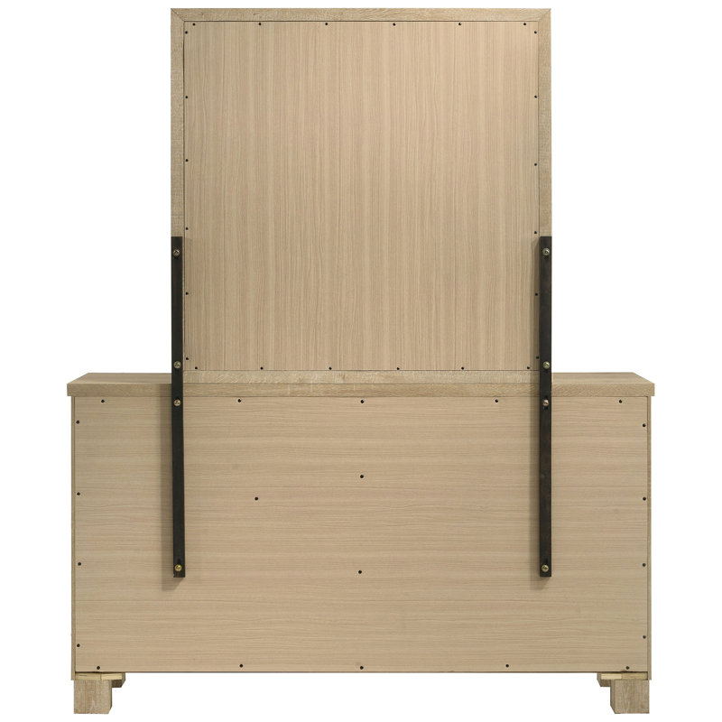 Commode 6 tiroirs avec miroir Sansome