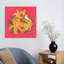 Art mural oiseau et lys-129007867