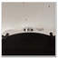 Miroir mural blanc festonné