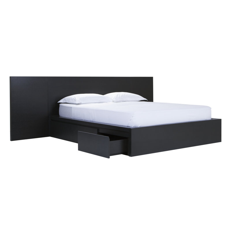 Simple Panel Headboard, Queen, Walnut