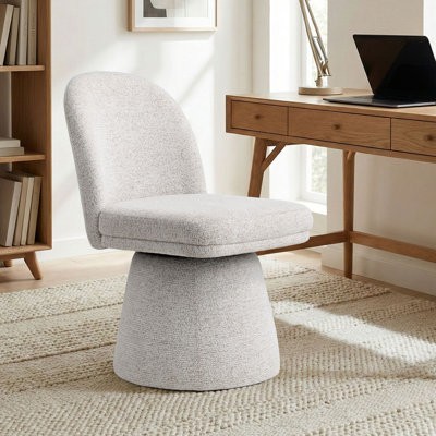 Upholstered 360° Swivel Office Chair