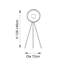 Suresnes 128cm Tripod Floor Lamp-274083739-274083732