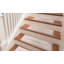 Tapis d'escalier intérieur antidérapant à bordure en caoutchouc pour marches en bois-90965384