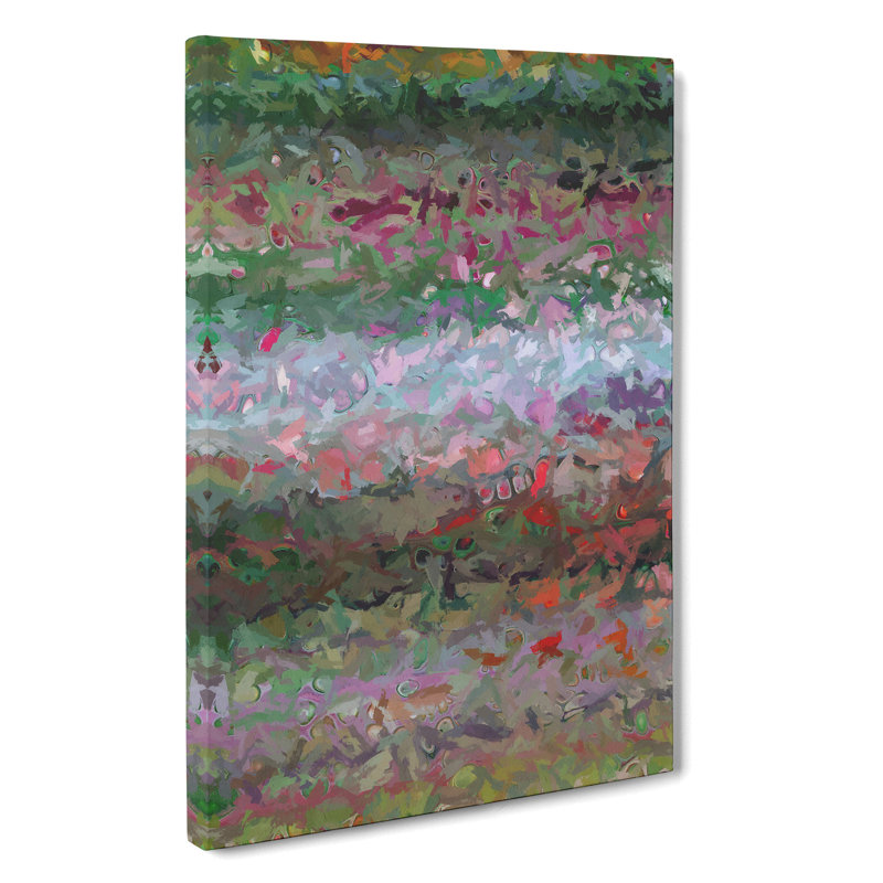 XV1022-3635X Prepare For The Forest Abstract - Print, Wrapped Canvas, 50cm H x 35cm W, No Matte