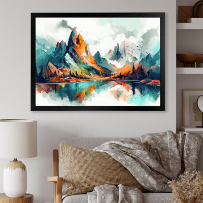 " Mountain Reflection On Lake I "