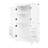 Elegant Bathroom Floor Storage Cabinet-183339587