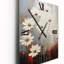 Horloge murale marguerite blanche VI-761941330