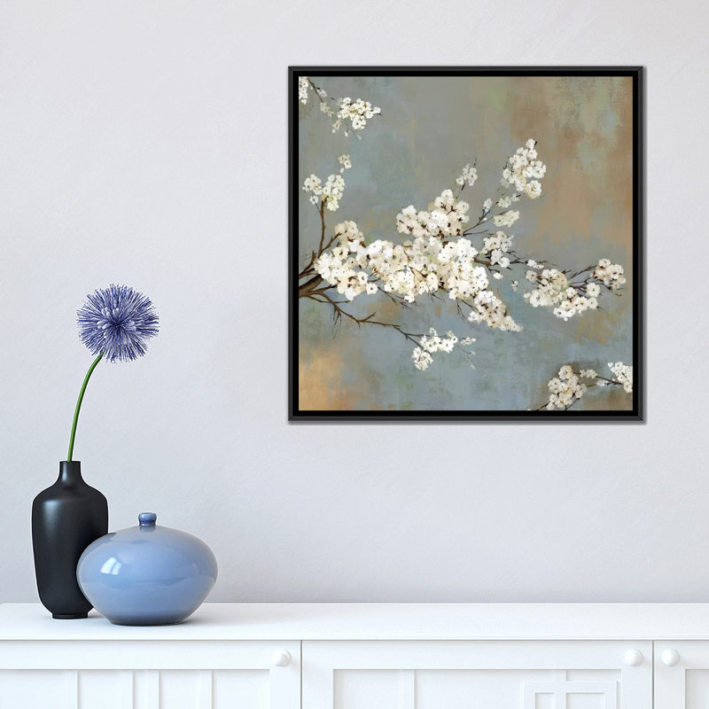 «Ode To Spring II» par Asia Jensen - reproduction d'art sur toile tendue sur châssis, H 26 po x l 26 po x P 1,5 po