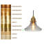 Luminaire suspendu conique à 1 lumière Hajrati-1746738472